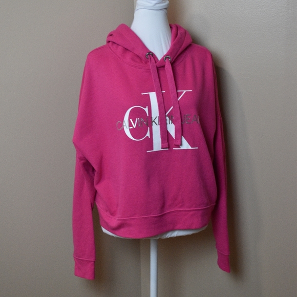 Calvin Klein Hoodie Crop - Picture 1 of 10